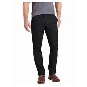 English Laundry Men's Black Flat Front Chino Dress Pant  Size 36  Formal Office